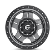Fuel Wheels D558 Anza 15x10 Matte Gunmetal w/Black Bead Ring -43mm ET 72.56mm CB 5x114.3