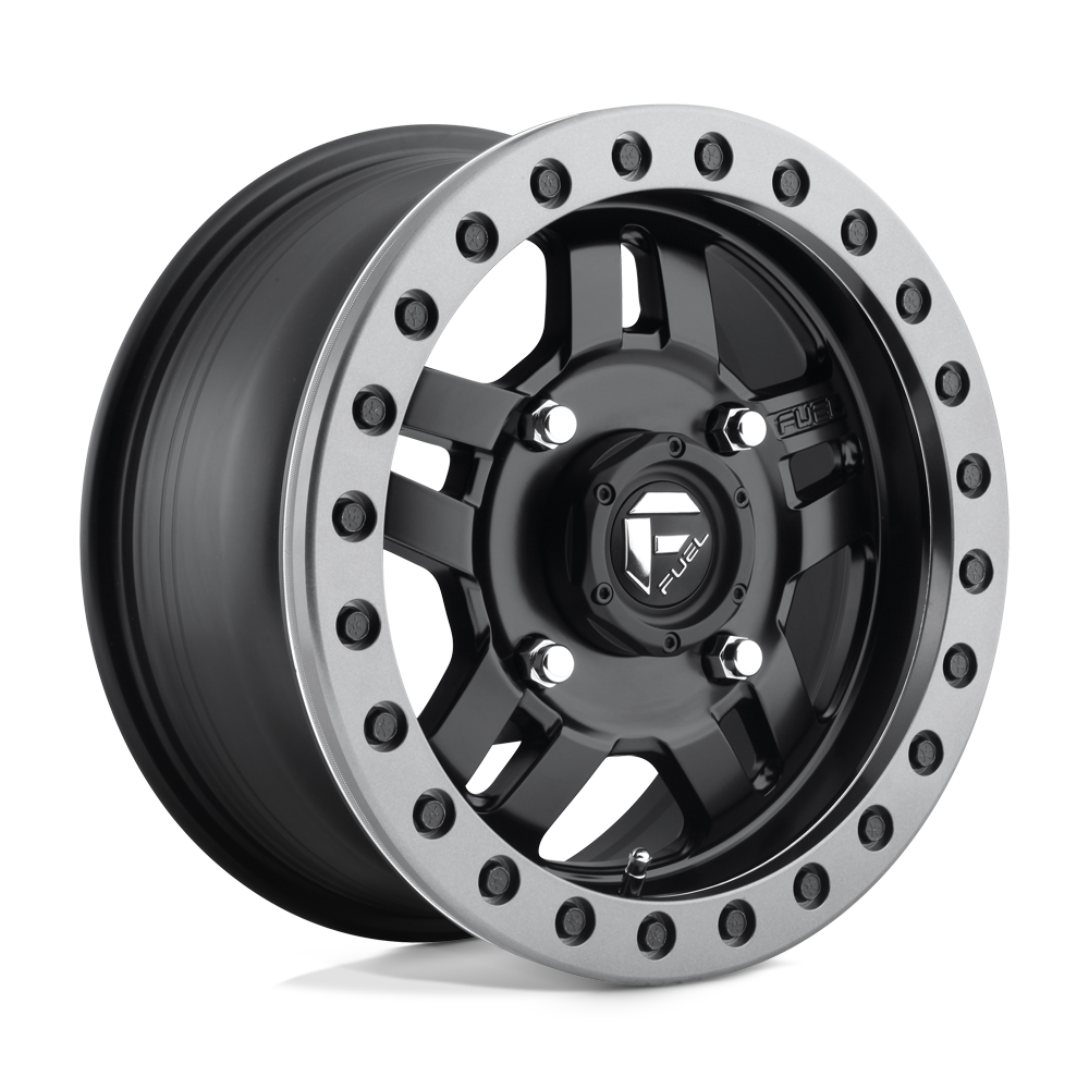 Fuel Wheels D917 Anza UTV Beadlock 14x7 Matte Black 13mm ET 132mm CB 4x156