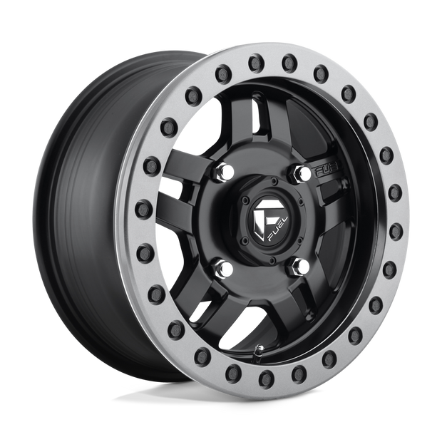 Fuel Wheels D917 Anza UTV Beadlock 14x7 Matte Black 13mm ET 132mm CB 4x156