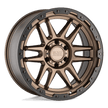 Black Rhino Hard Alloys Apache 17x8.5 Matte Bronze w/Black Ring & Bolts 0mm ET 87.1mm CB 6x135