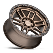 Black Rhino Hard Alloys Apache 17x8.5 Matte Bronze w/Black Ring & Bolts 0mm ET 87.1mm CB 6x135
