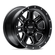 Pro Comp Alloys PA62 Apex 20x10 Satin Black Milled -18mm ET 108mm CB 5x139.7