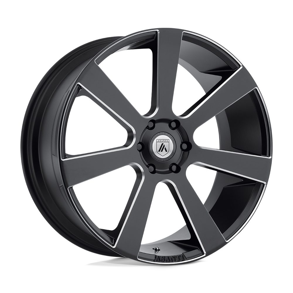 Asanti Wheels ABL15 Apollo 22x9 Satin Black Milled 15mm ET 72.56mm CB 5x115