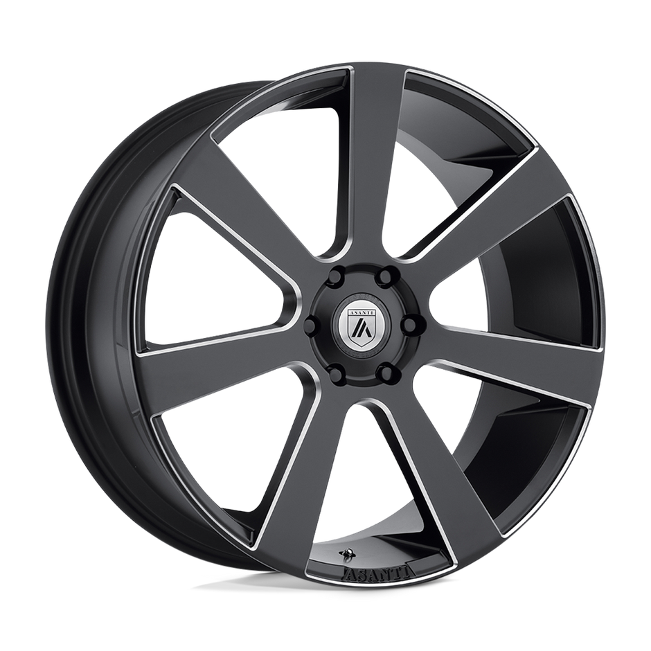 Asanti Wheels ABL15 Apollo 22x9 Satin Black Milled 15mm ET 72.56mm CB 5x115