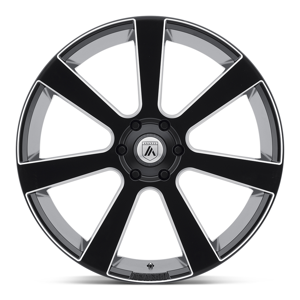 Asanti Wheels ABL15 Apollo 22x9 Satin Black Milled 15mm ET 72.56mm CB 5x115