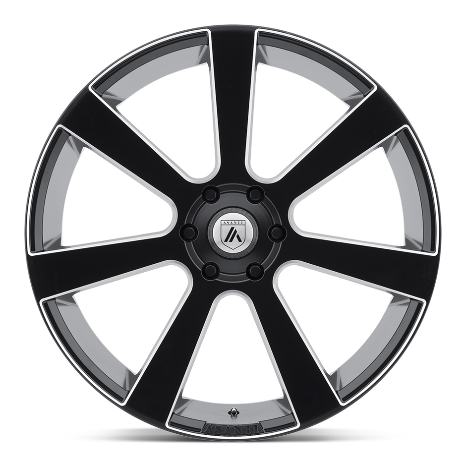 Asanti Wheels ABL15 Apollo 22x9 Satin Black Milled 15mm ET 72.56mm CB 5x115