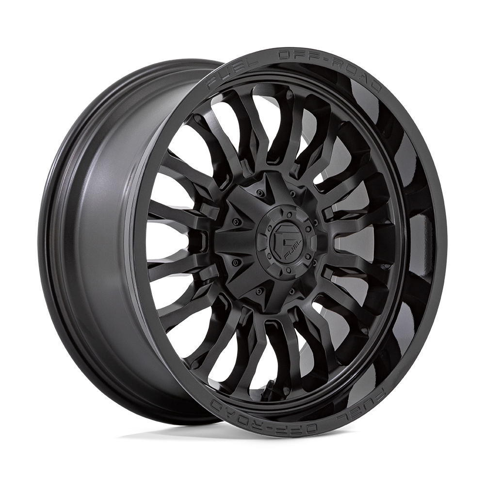 Fuel Wheels D796 ARC 20x10 Matte Black w/Gloss Black Lip -18mm ET 125.1mm CB 8x170