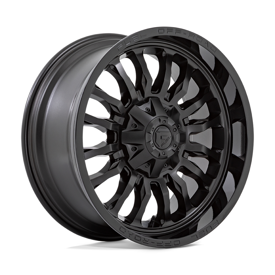 Fuel Wheels D796 ARC 20x10 Matte Black w/Gloss Black Lip -18mm ET 125.1mm CB 8x170