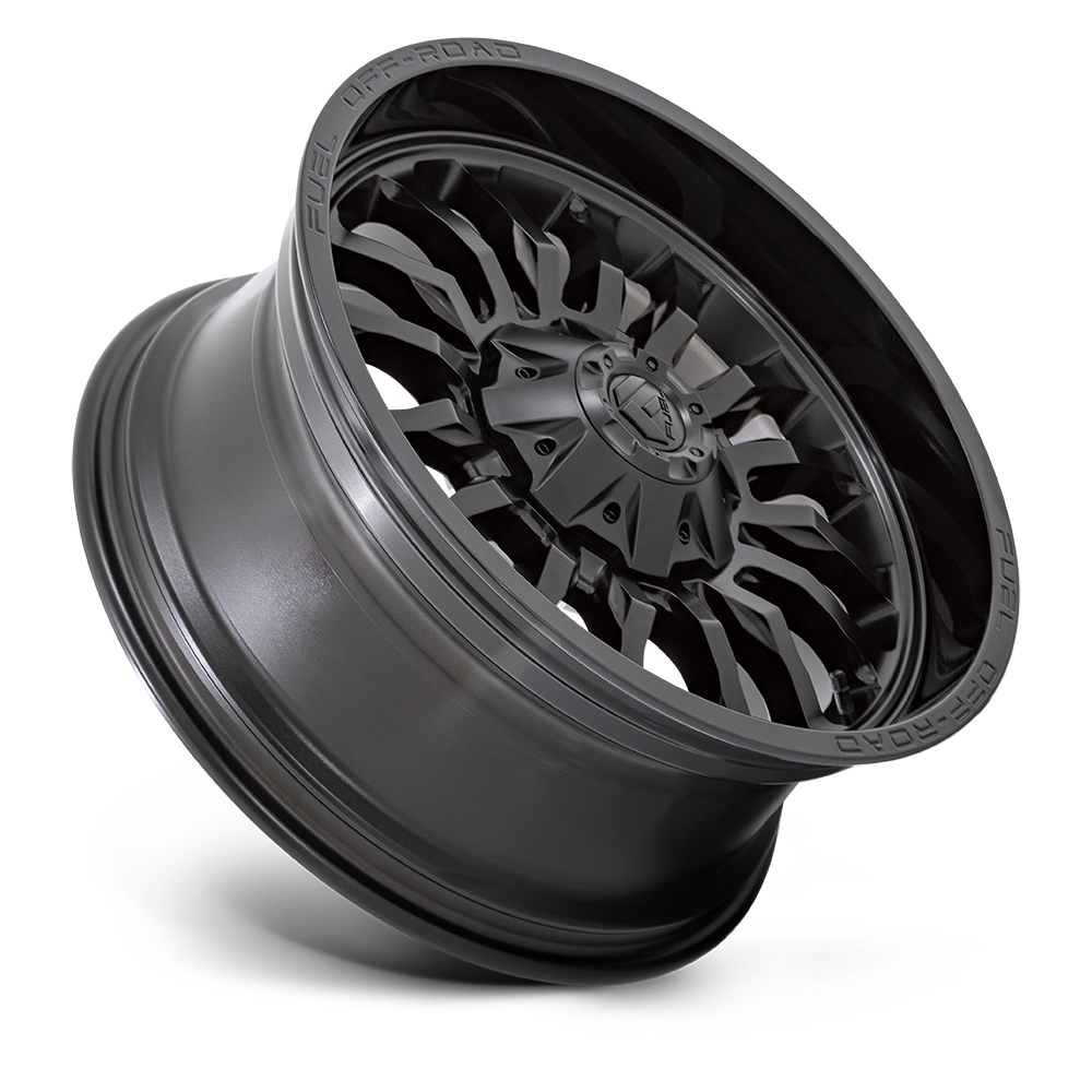 Fuel Wheels D796 ARC 20x10 Matte Black w/Gloss Black Lip -18mm ET 125.1mm CB 8x170