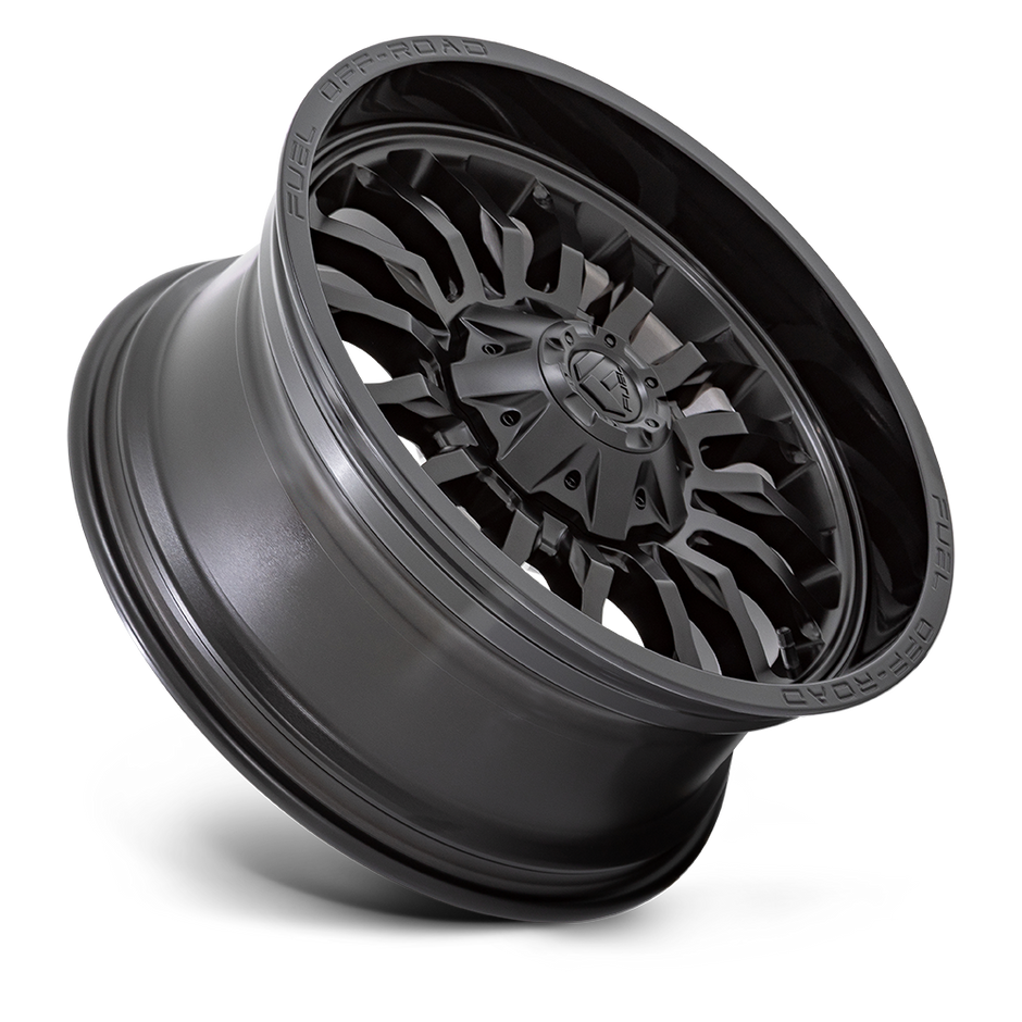 Fuel Wheels D796 ARC 20x10 Matte Black w/Gloss Black Lip -18mm ET 125.1mm CB 8x170
