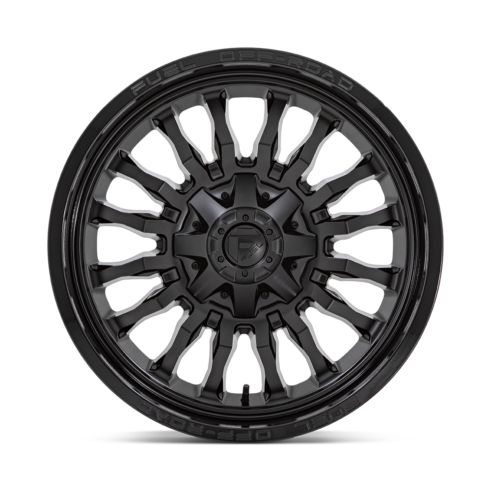 Fuel Wheels D796 ARC 20x10 Matte Black w/Gloss Black Lip -18mm ET 125.1mm CB 8x170