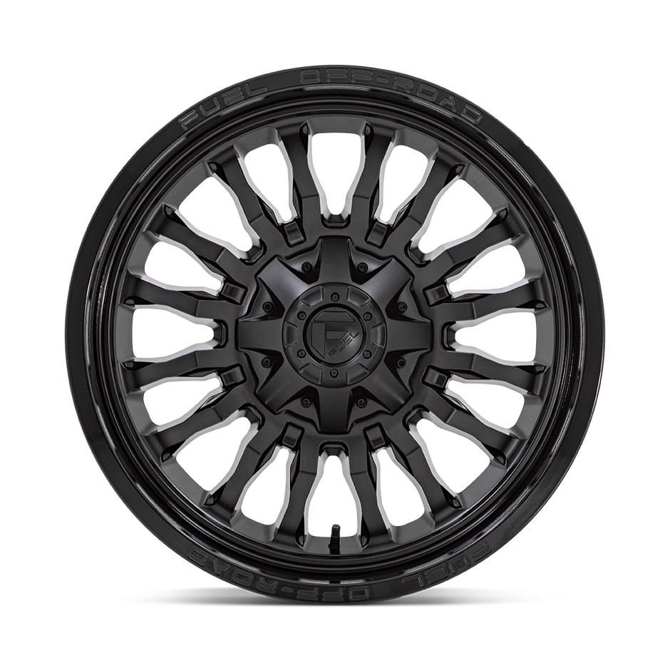 Fuel Wheels D796 ARC 20x10 Matte Black w/Gloss Black Lip -18mm ET 125.1mm CB 8x170