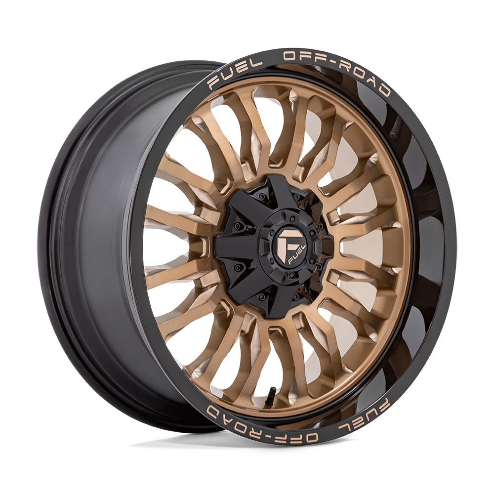 Fuel Wheels D797 ARC 20x10 Platinum Bronze w/Black Lip -18mm ET 125.1mm CB 8x170