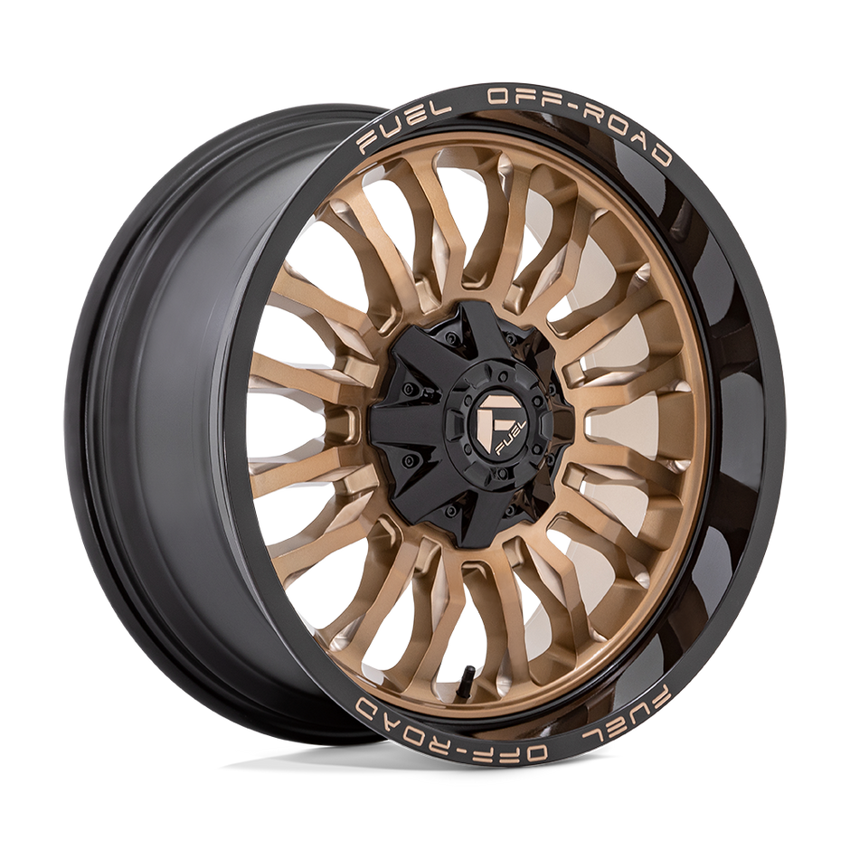 Fuel Wheels D797 ARC 20x10 Platinum Bronze w/Black Lip -18mm ET 125.1mm CB 8x170