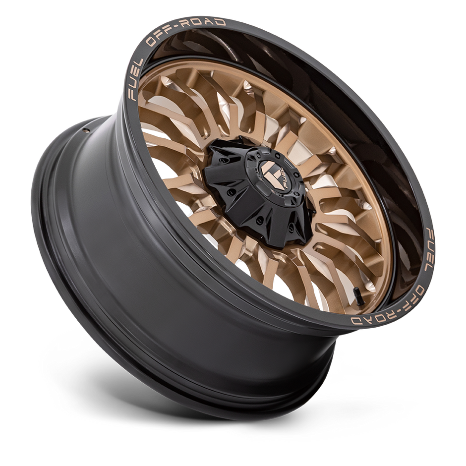 Fuel Wheels D797 ARC 20x10 Platinum Bronze w/Black Lip -18mm ET 125.1mm CB 8x170