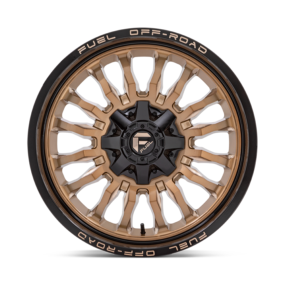 Fuel Wheels D797 ARC 20x10 Platinum Bronze w/Black Lip -18mm ET 125.1mm CB 8x170