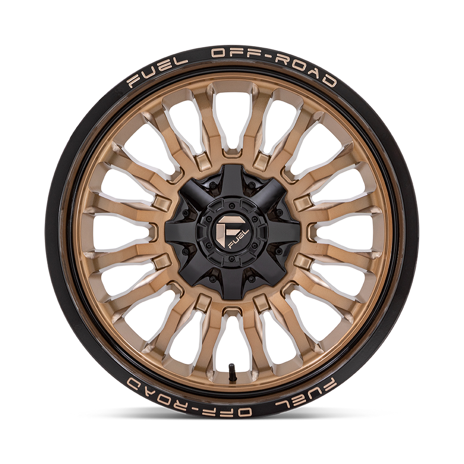 Fuel Wheels D797 ARC 20x10 Platinum Bronze w/Black Lip -18mm ET 125.1mm CB 8x170
