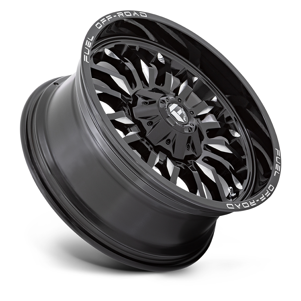 Fuel Wheels D795 ARC 20x10 Gloss Black Milled -18mm ET 125.1mm CB 8x170