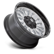 Fuel Wheels D798 ARC 20x10 Silver Brushed Face w/Black Lip -18mm ET 125.1mm CB 8x170