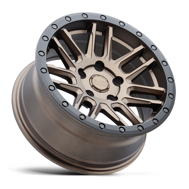 Black Rhino Hard Alloys Arches 17x8 Bronze w/Black Ring 30mm ET 56.15mm CB 5x100