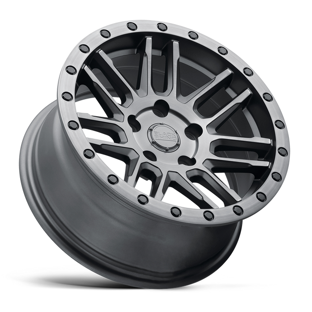 Black Rhino Hard Alloys Arches 20x9.5 Matte Brushed Gunmetal w/Black Bolts 0mm ET 84.1mm CB 5x130