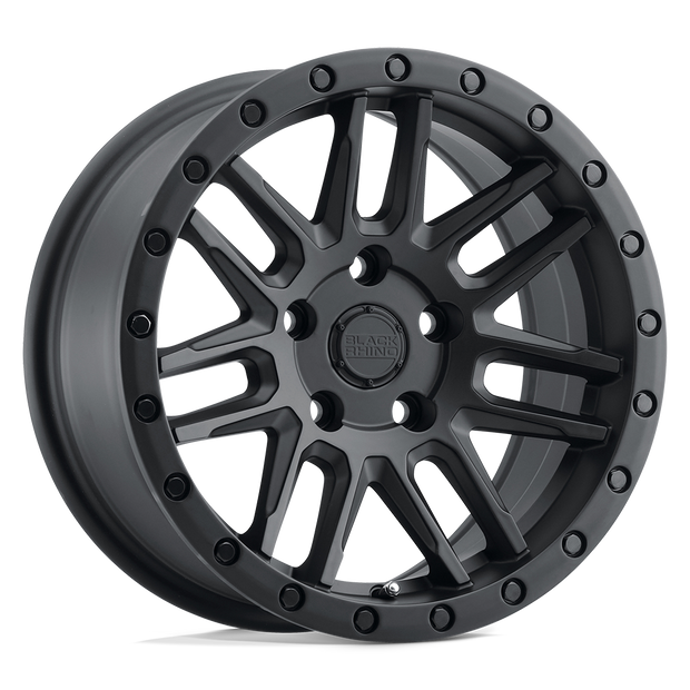 Black Rhino Hard Alloys Arches 17x8 Matte Black 30mm ET 56.15mm CB 5x100