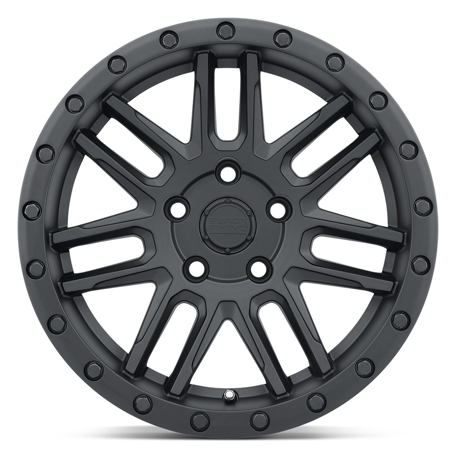 Black Rhino Hard Alloys Arches 17x8 Matte Black 30mm ET 76.1mm CB 5x108