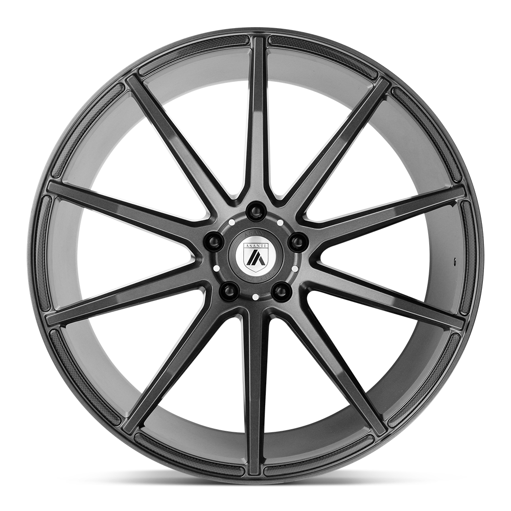 Asanti Wheels ABL20 Aries 20x8.5 Matte Graphite 38mm ET 72.6mm CB 5x112