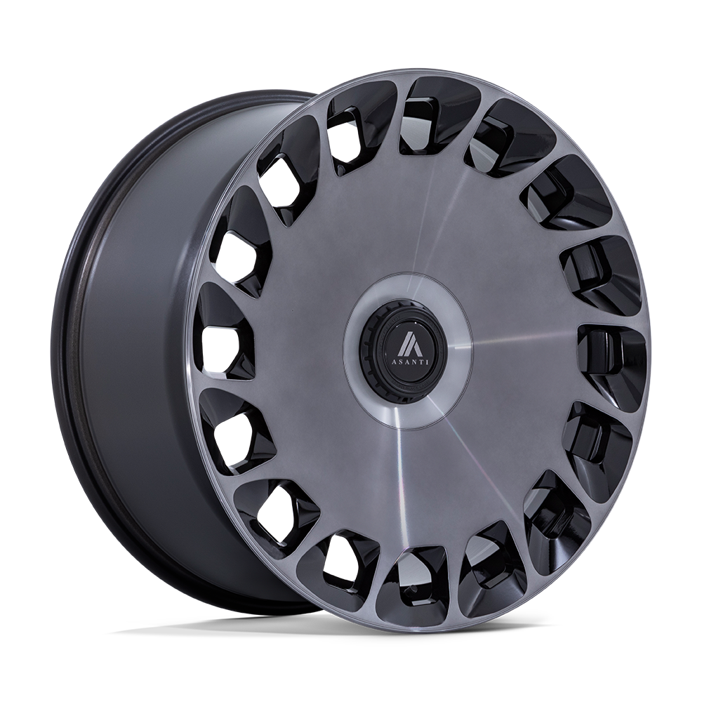 Asanti Wheels AB045 Aristocrat 20x10.5 Gloss Black Machined Face w/DDT 18mm ET 72.56mm CB Custom BP