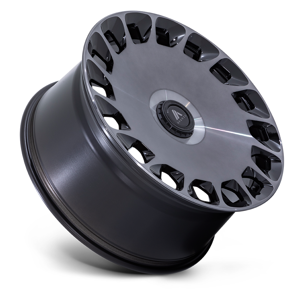 Asanti Wheels AB045 Aristocrat 20x10.5 Gloss Black Machined Face w/DDT 18mm ET 72.56mm CB Custom BP