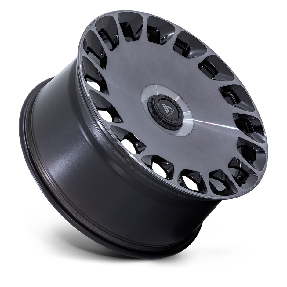Asanti Wheels AB045 Aristocrat 20x10.5 Gloss Black Machined Face w/DDT 18mm ET 72.56mm CB Custom BP