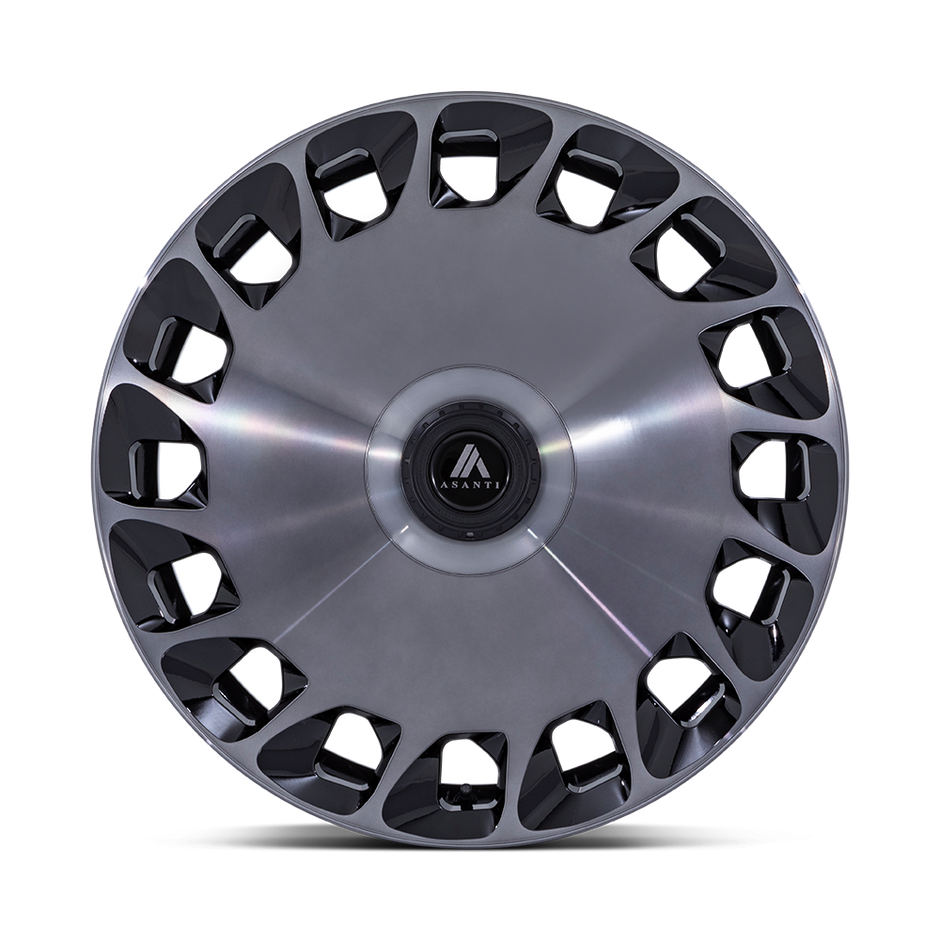 Asanti Wheels AB045 Aristocrat 20x10.5 Gloss Black Machined Face w/DDT 18mm ET 72.56mm CB Custom BP