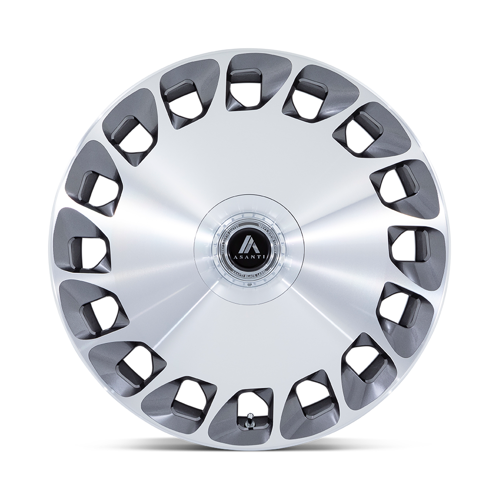 Asanti Wheels AB045 Aristocrat 20x10.5 Gloss Platinum w/Bright Machined Face 25mm ET 84.1mm CB 5x130