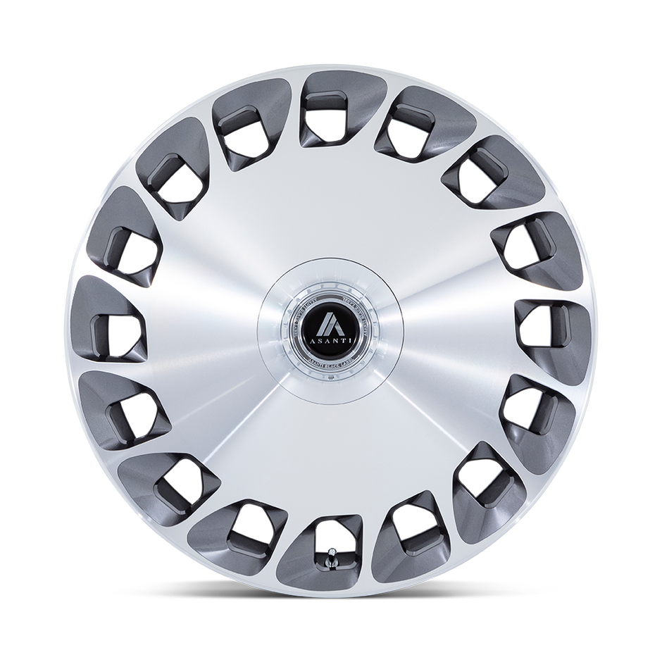 Asanti Wheels AB045 Aristocrat 20x10.5 Gloss Platinum w/Bright Machined Face 25mm ET 84.1mm CB 5x130