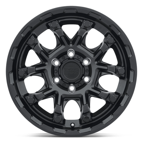 Black Rhino Hard Alloys Ark 20x9 Matte Black w/Gloss Black Bolts 12mm ET 110.1mm CB 5x150