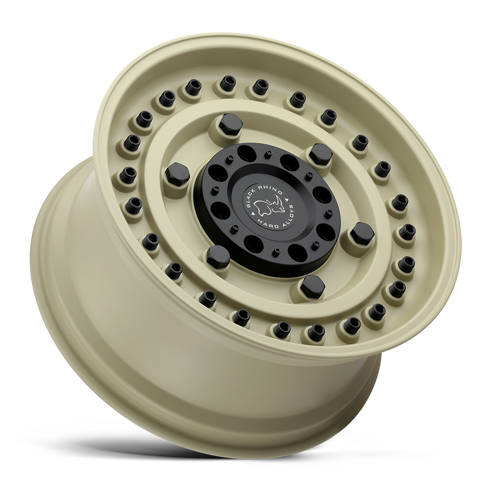 Black Rhino Hard Alloys Armory 17x8 Desert Sand 30mm ET 78mm CB 6x127