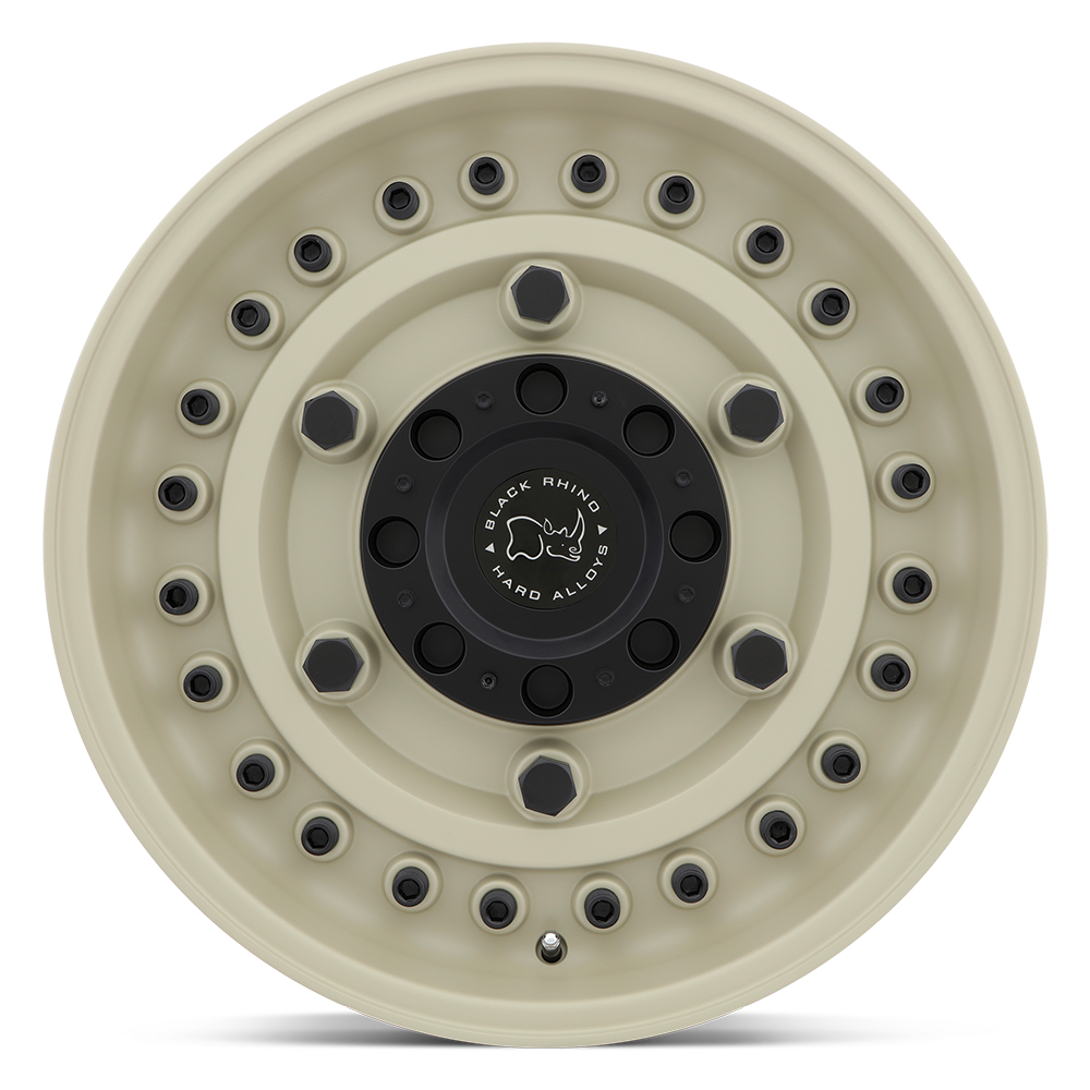 Black Rhino Hard Alloys Armory 17x8 Desert Sand 30mm ET 78mm CB 6x127