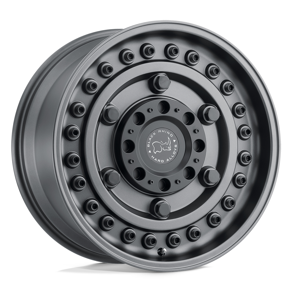 Black Rhino Hard Alloys Armory 17x8 Gun Black 30mm ET 72.56mm CB Custom BP