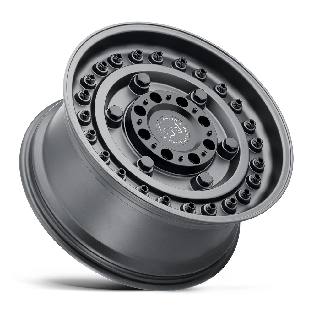 Black Rhino Hard Alloys Armory 17x8 Gun Black 30mm ET 72.56mm CB Custom BP