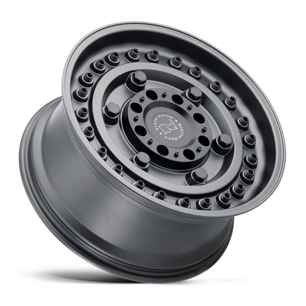 Black Rhino Hard Alloys Armory 17x8 Gun Black 30mm ET 72.56mm CB Custom BP