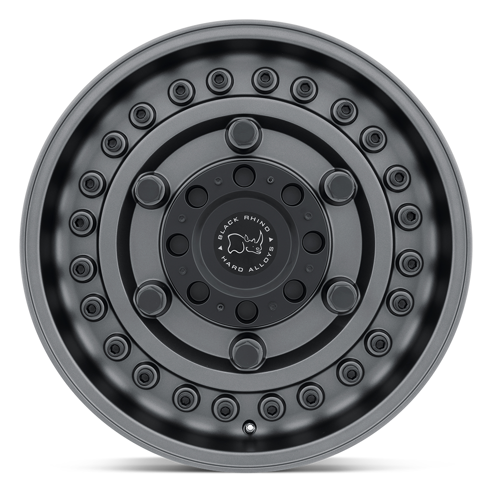 Black Rhino Hard Alloys Armory 17x8 Gun Black 30mm ET 72.56mm CB Custom BP