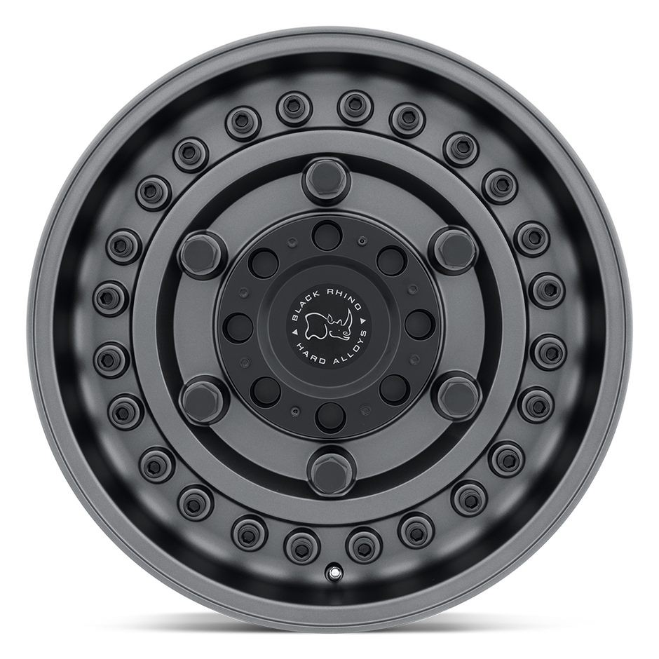 Black Rhino Hard Alloys Armory 17x8 Gun Black 30mm ET 72.56mm CB Custom BP
