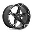 Niche N259 Arrow 20x10.5 Gloss Black Brushed 35mm ET 72.56mm CB 5x120