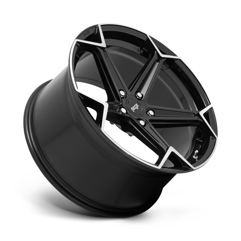 Niche N259 Arrow 20x10.5 Gloss Black Brushed 35mm ET 72.56mm CB 5x120