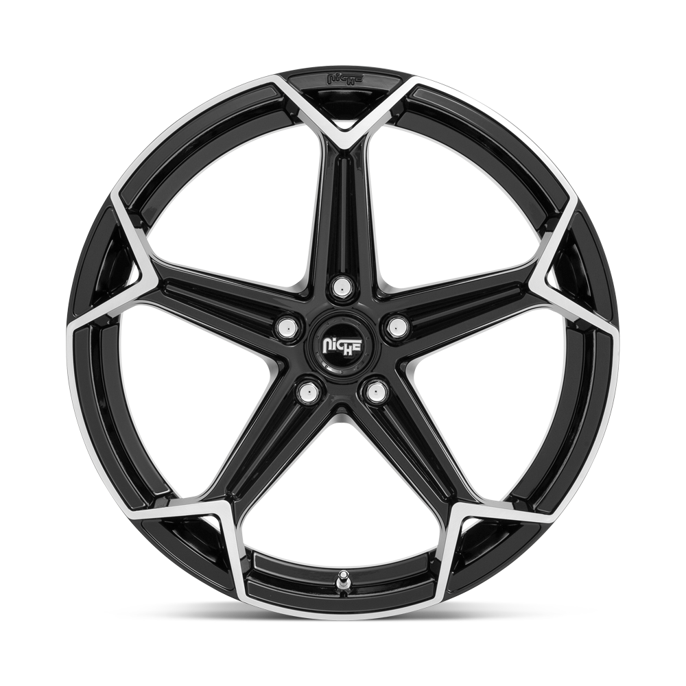 Niche N259 Arrow 20x10.5 Gloss Black Brushed 35mm ET 72.56mm CB 5x120