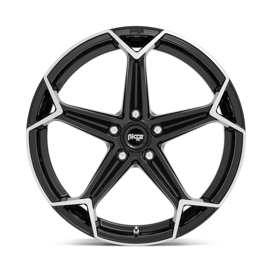 Niche N259 Arrow 20x10.5 Gloss Black Brushed 35mm ET 72.56mm CB 5x120