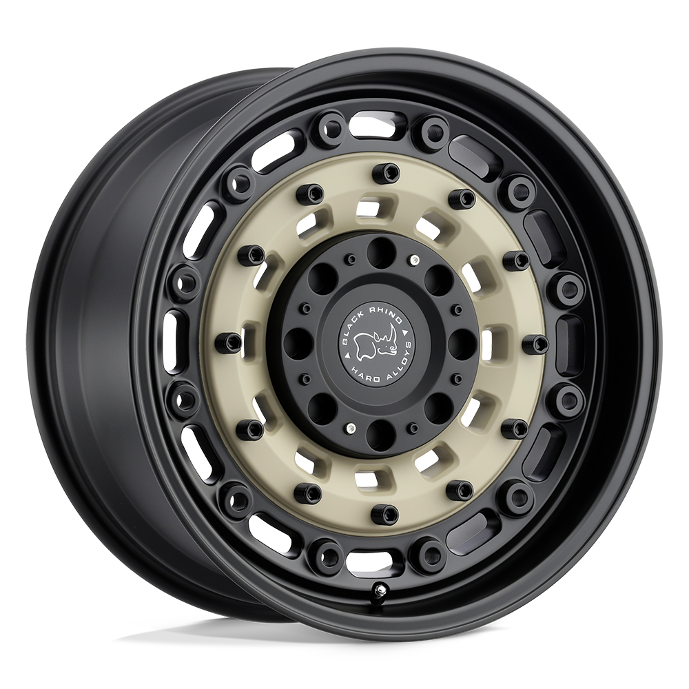 Black Rhino Hard Alloys Arsenal 17x8 Sand On Black 38mm ET 84.1mm CB 6x130
