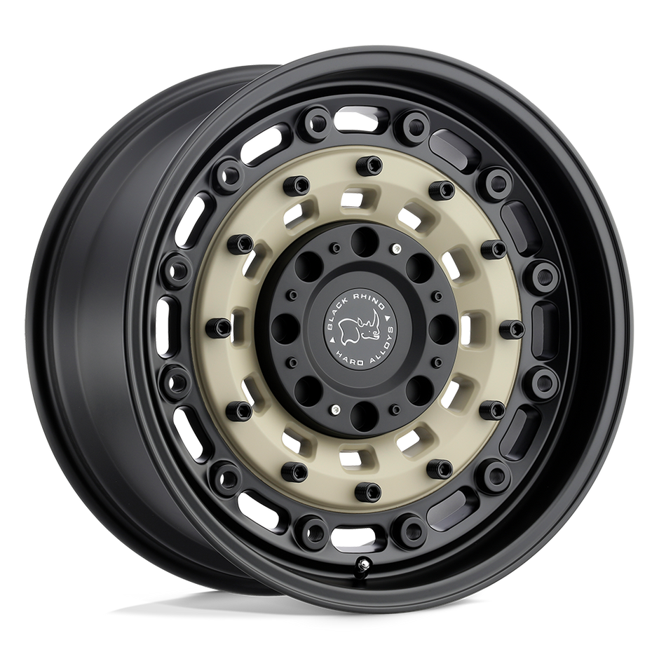 Black Rhino Hard Alloys Arsenal 17x8 Sand On Black 38mm ET 84.1mm CB 6x130