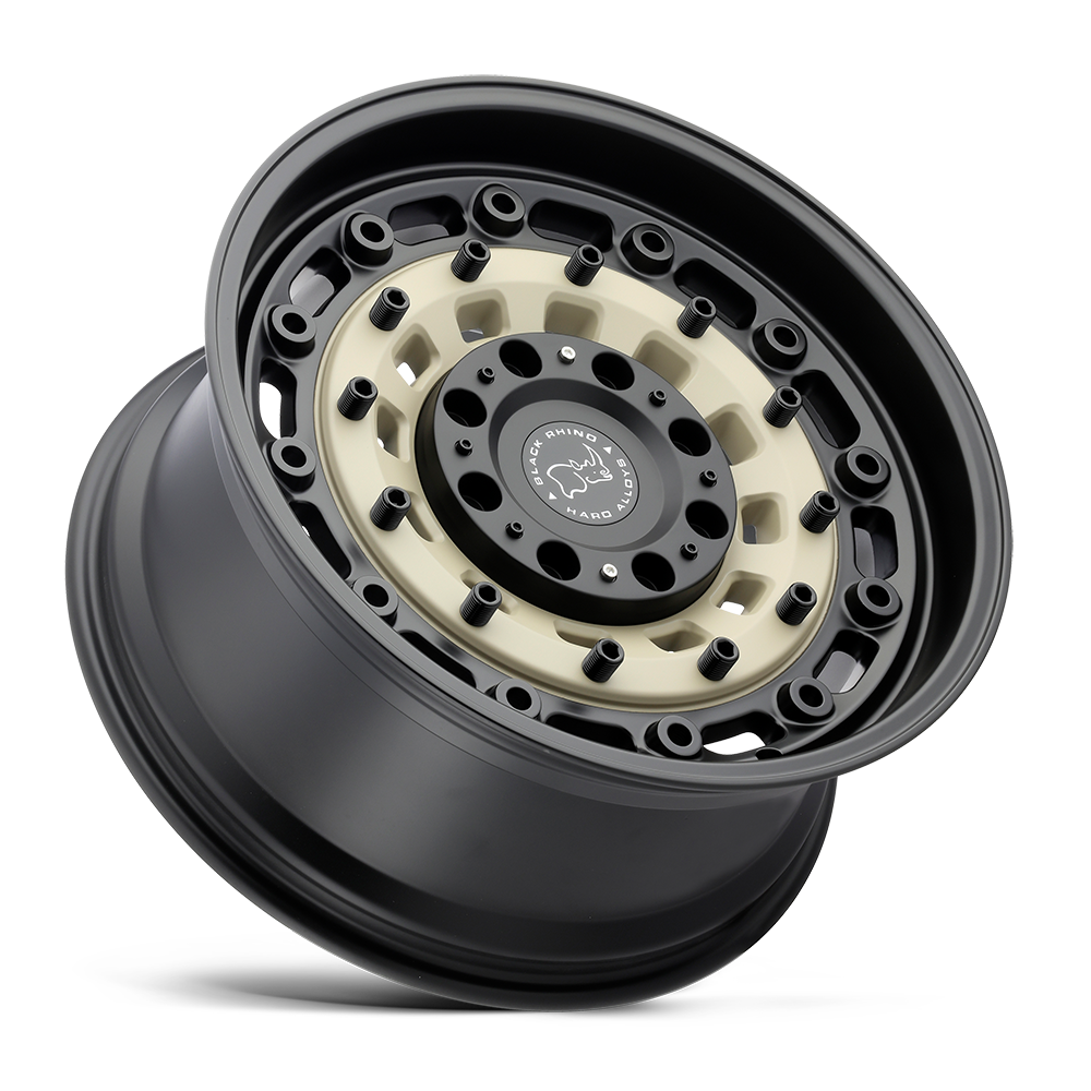 Black Rhino Hard Alloys Arsenal 17x8 Sand On Black 38mm ET 84.1mm CB 6x130