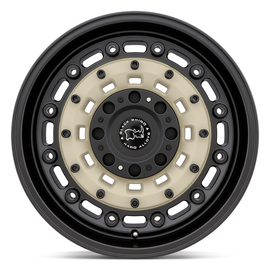 Black Rhino Hard Alloys Arsenal 17x8 Sand On Black 38mm ET 84.1mm CB 6x130